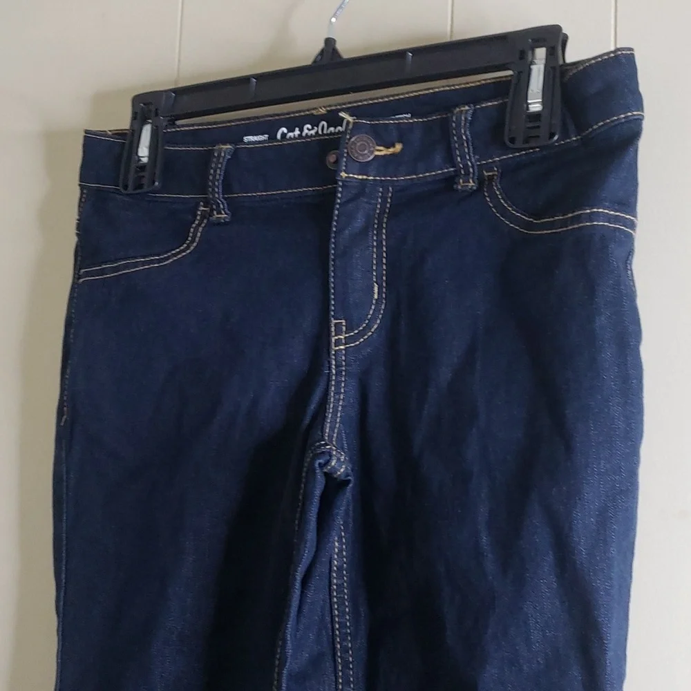Cat & Jack Super Stretch Straight Leg Jeans 10 Plus